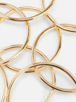 Armreife In Metallic-Optik, 8er-Pack