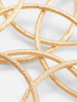 Armreifset In Metallic-Optik