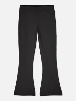 Ausgestellte Jersey-Leggings