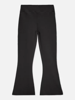 Ausgestellte Jersey-Leggings