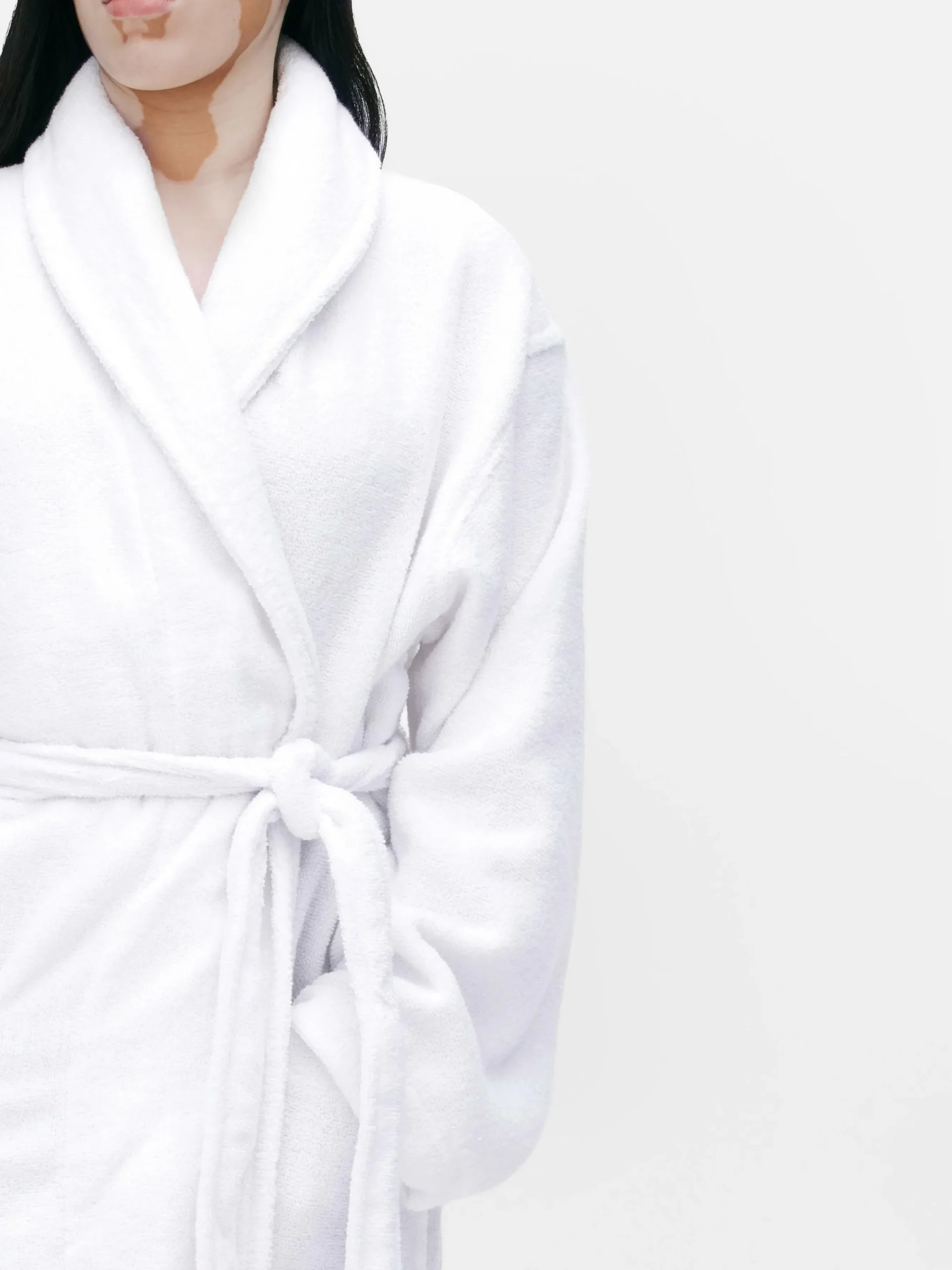 Bademantel Aus Baumwollfrottee