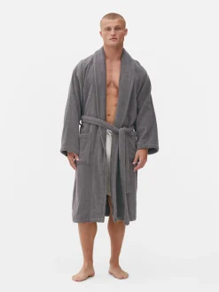 Bademantel Aus Baumwollfrottee