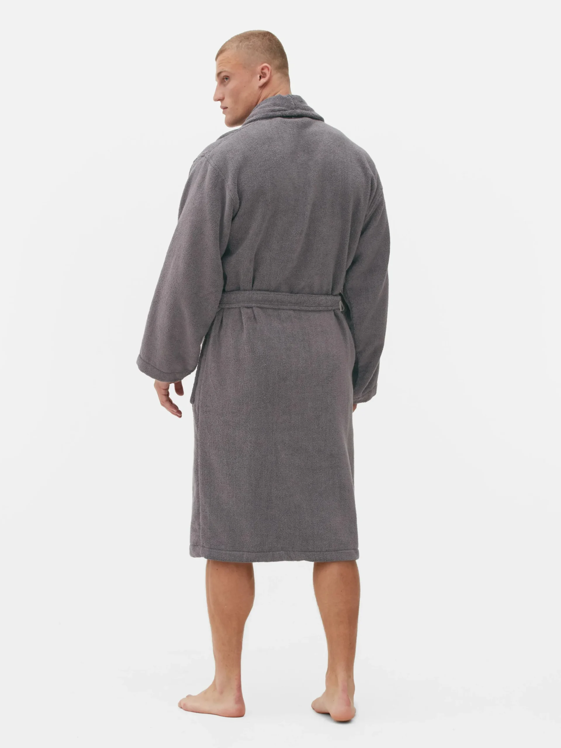 Bademantel Aus Baumwollfrottee