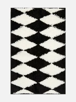 Badematte Mit Rautenmuster