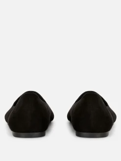 Ballerinas In Wildleder-Optik