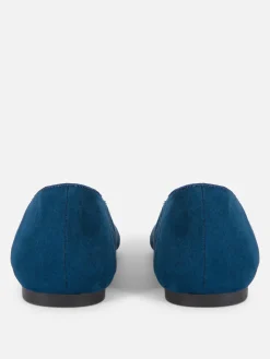 Ballerinas In Wildleder-Optik