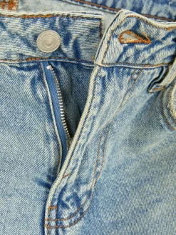 Barrel-Jeans Im Used-Look