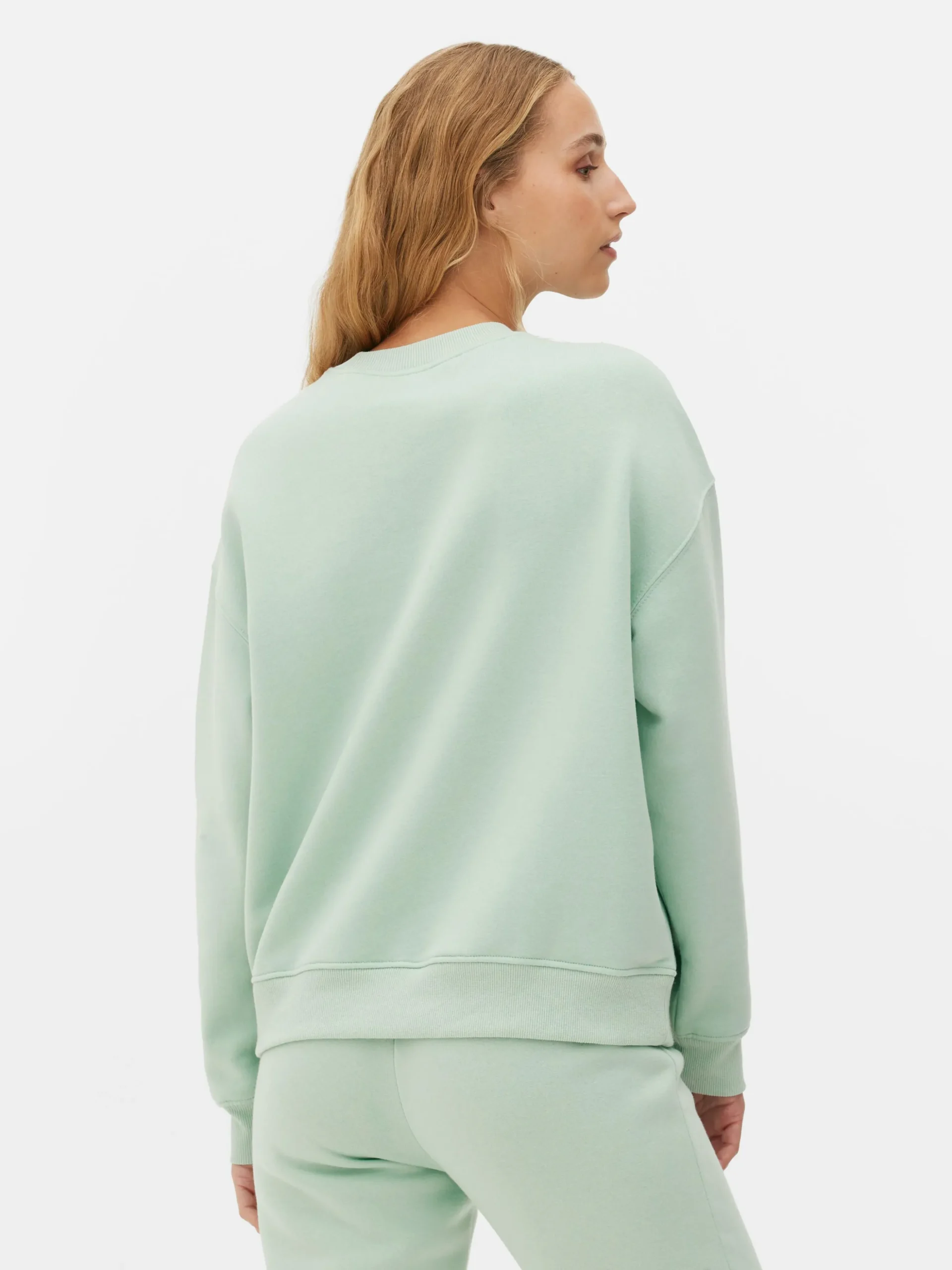 Basic-Sweatshirt Mit Rundhalsausschnitt