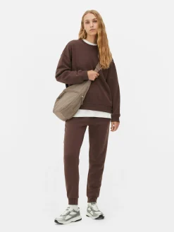 Basic-Sweatshirt Mit Rundhalsausschnitt