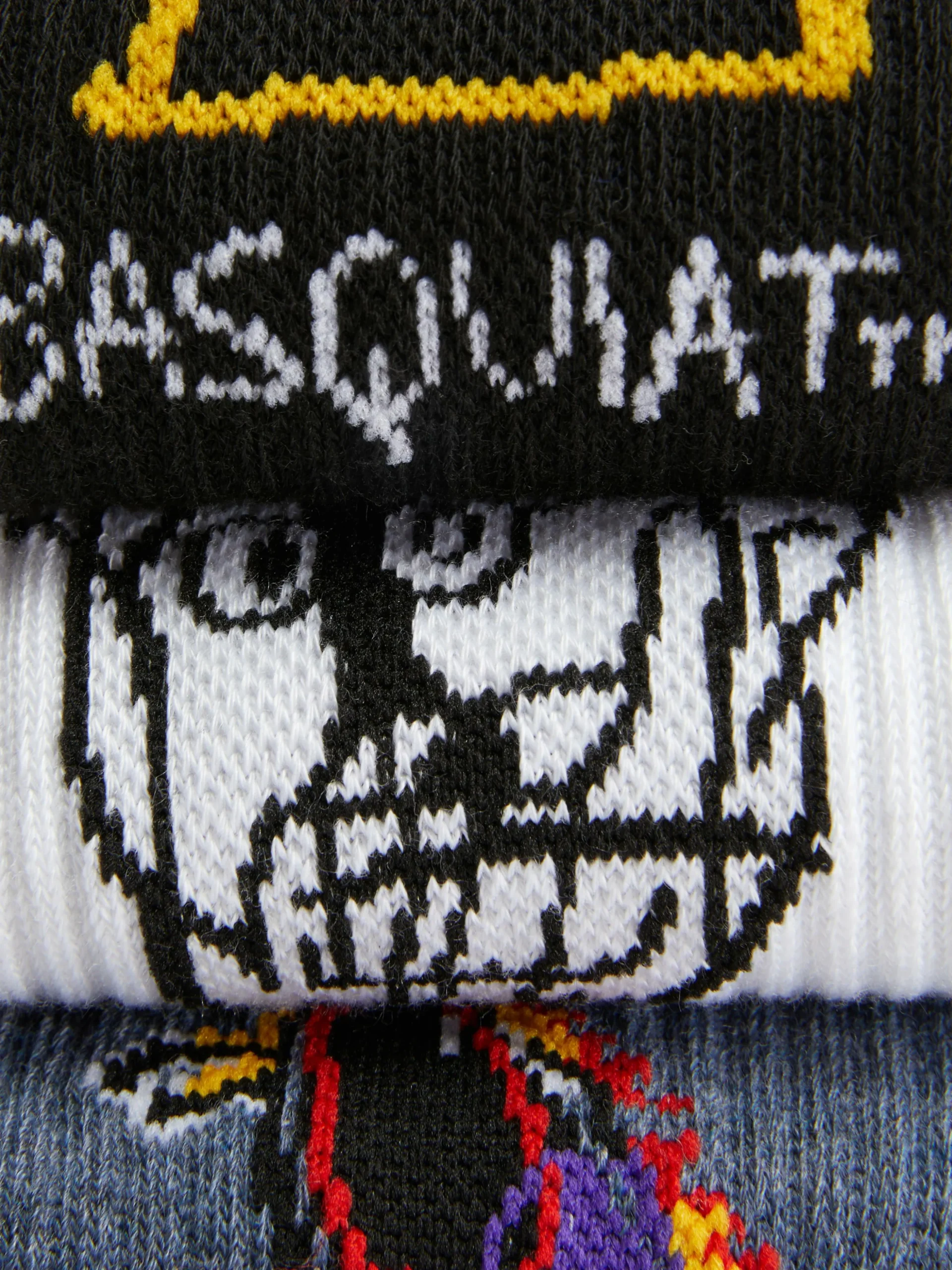 „Basquiat“ Crew-Socken, 3er-Pack