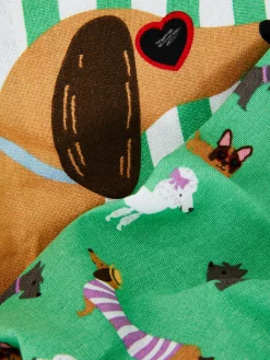 Bedruckte Geschirrtücher, 2er-Pack