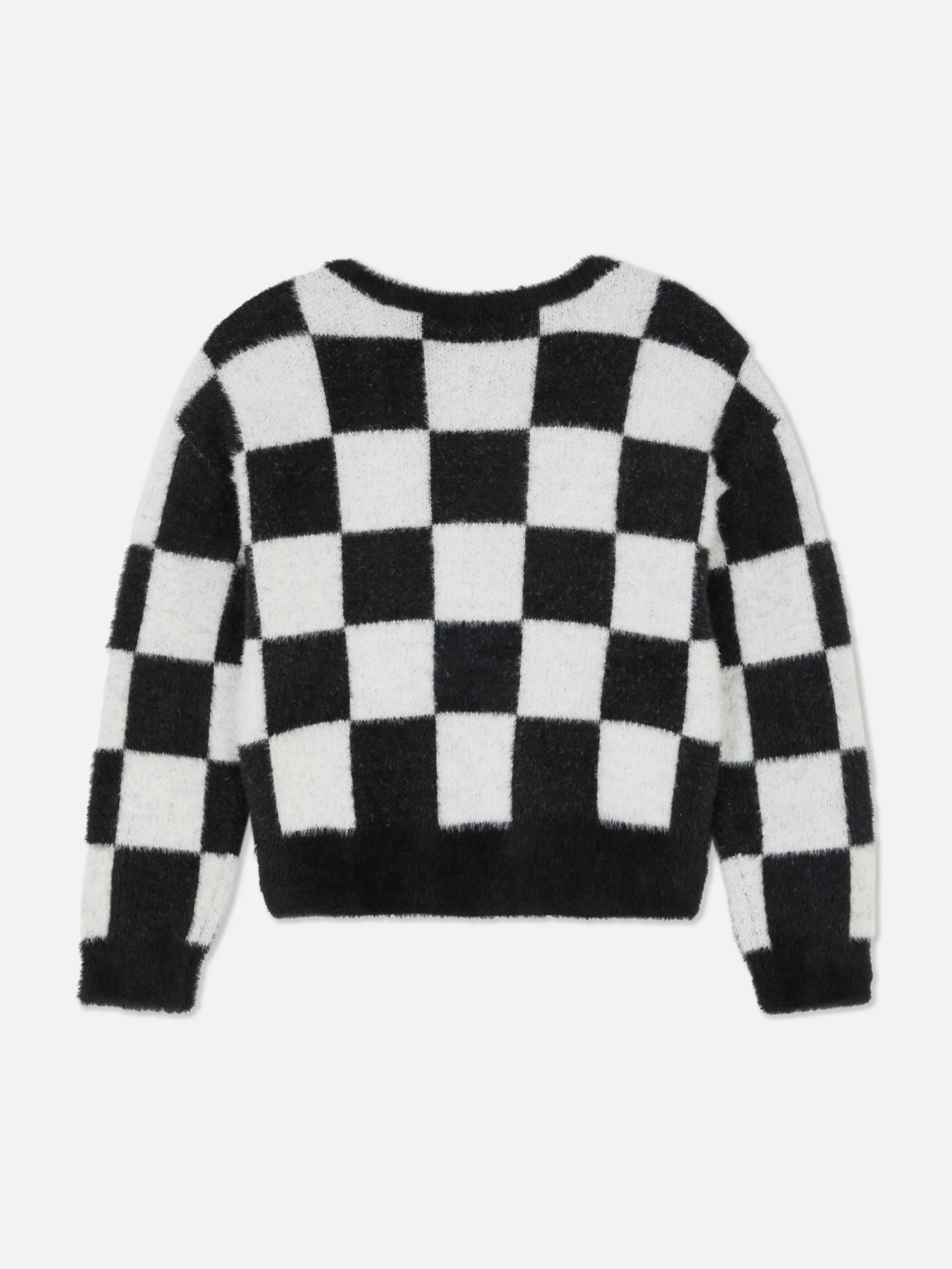 „Beetlejuice“ Pullover Mit Karomuster