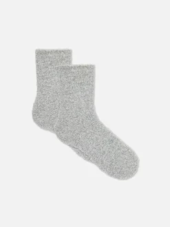 Bequeme Bouclé-Socken, 2er-Pack