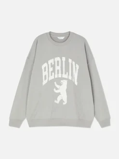 „Berlin“ Sweatshirt Im Oversized-Look