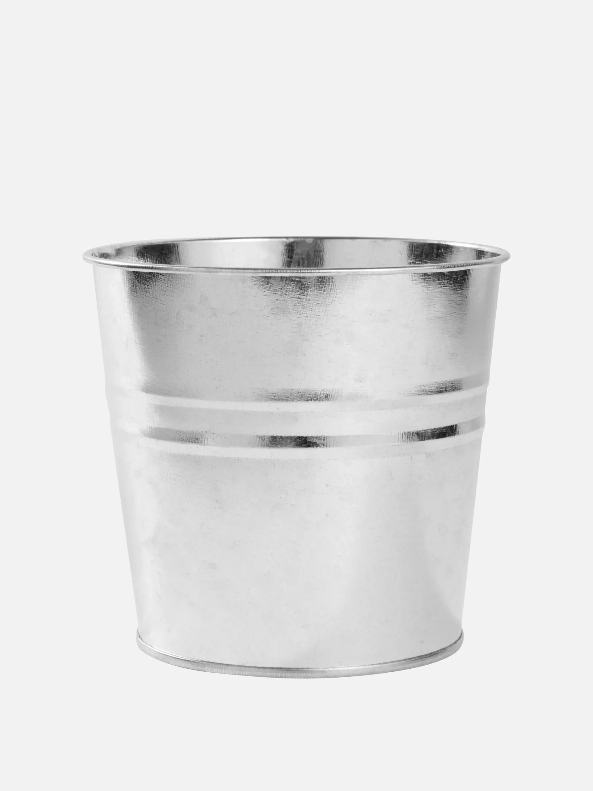 Übertopf In Metallic-Optik