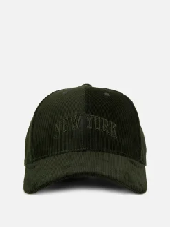 Bestickte Basecap Aus Cord