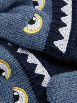 Bestickte Strickhandschuhe