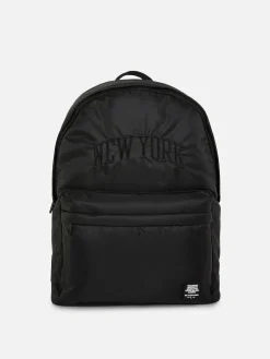 Bestickter „New York“ Rucksack