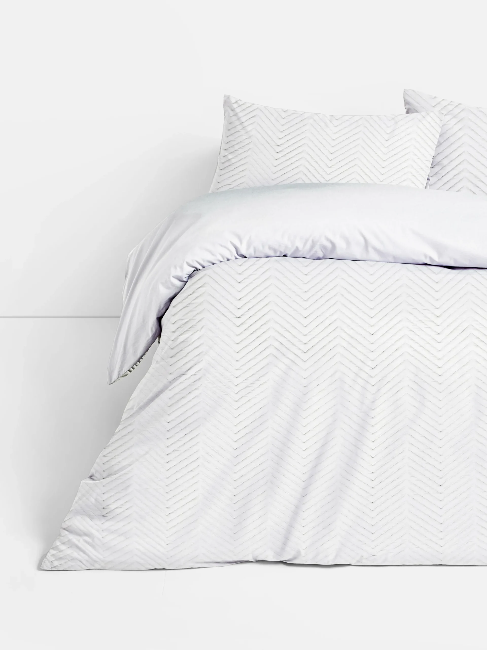 Bettwäscheset Mit Chevron-Muster, Kingsize