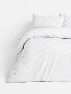 Bettwäscheset Mit Chevron-Muster, Super-Kingsize