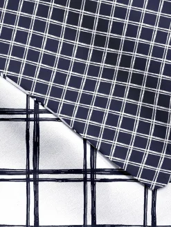 Bettwäscheset Mit Fensterkaros Für Doppelbetten