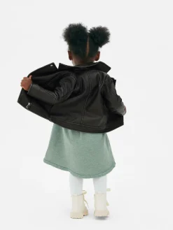 Bikerjacke Aus Kunstleder