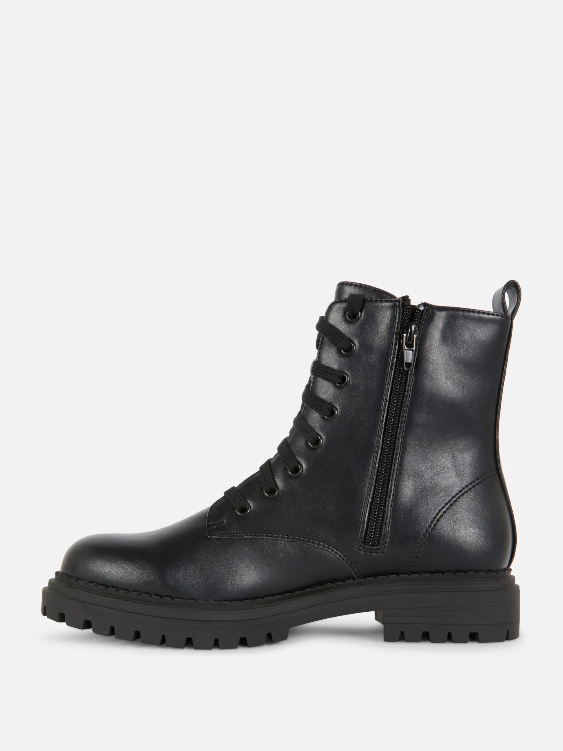 Bikerstiefel Zum Schnüren