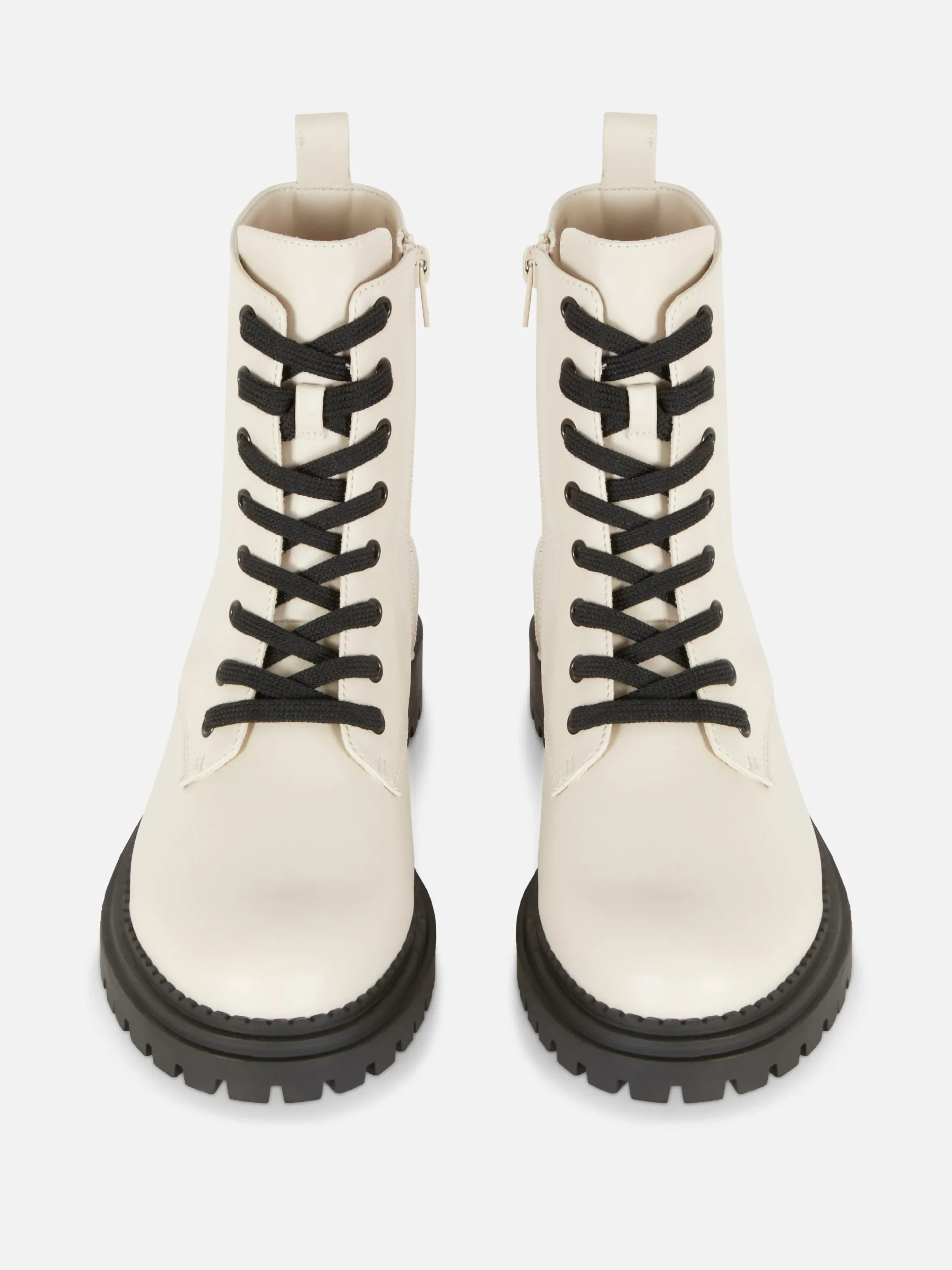 Bikerstiefel Zum Schnüren