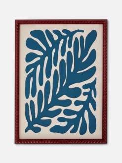 Blumen-Wandbild Im Retro-Stil