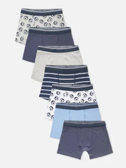 Boxershorts Mit Fußball-Prints, 7er-Pack