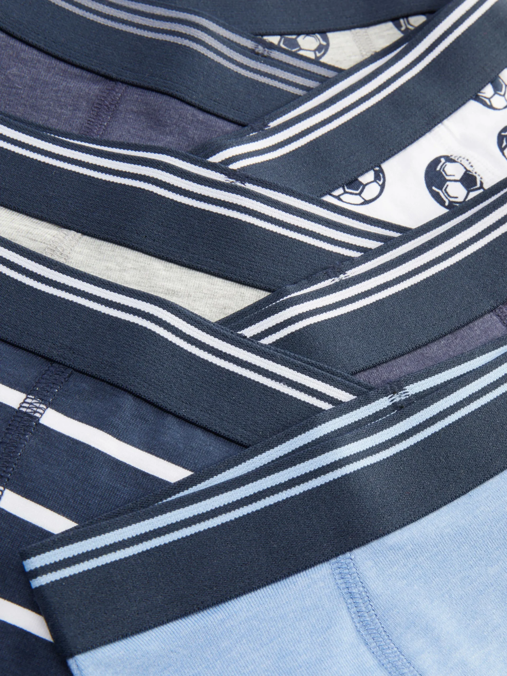 Boxershorts Mit Fußball-Prints, 7er-Pack