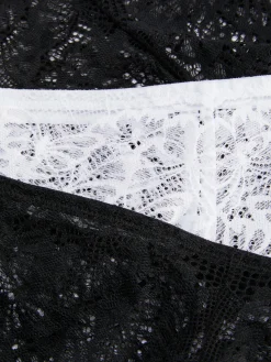 Brazil-Slips Mit Spitze, 3er-Pack