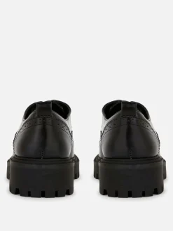 Brogues Mit Dicker Sohle Zum Schnüren