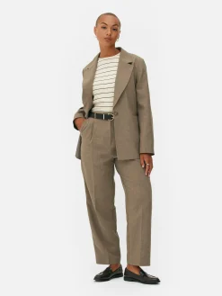 Bundfaltenhose Mit Gürtel