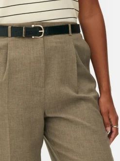 Bundfaltenhose Mit Gürtel