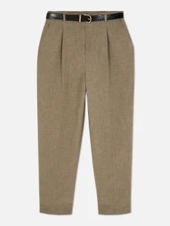 Bundfaltenhose Mit Gürtel