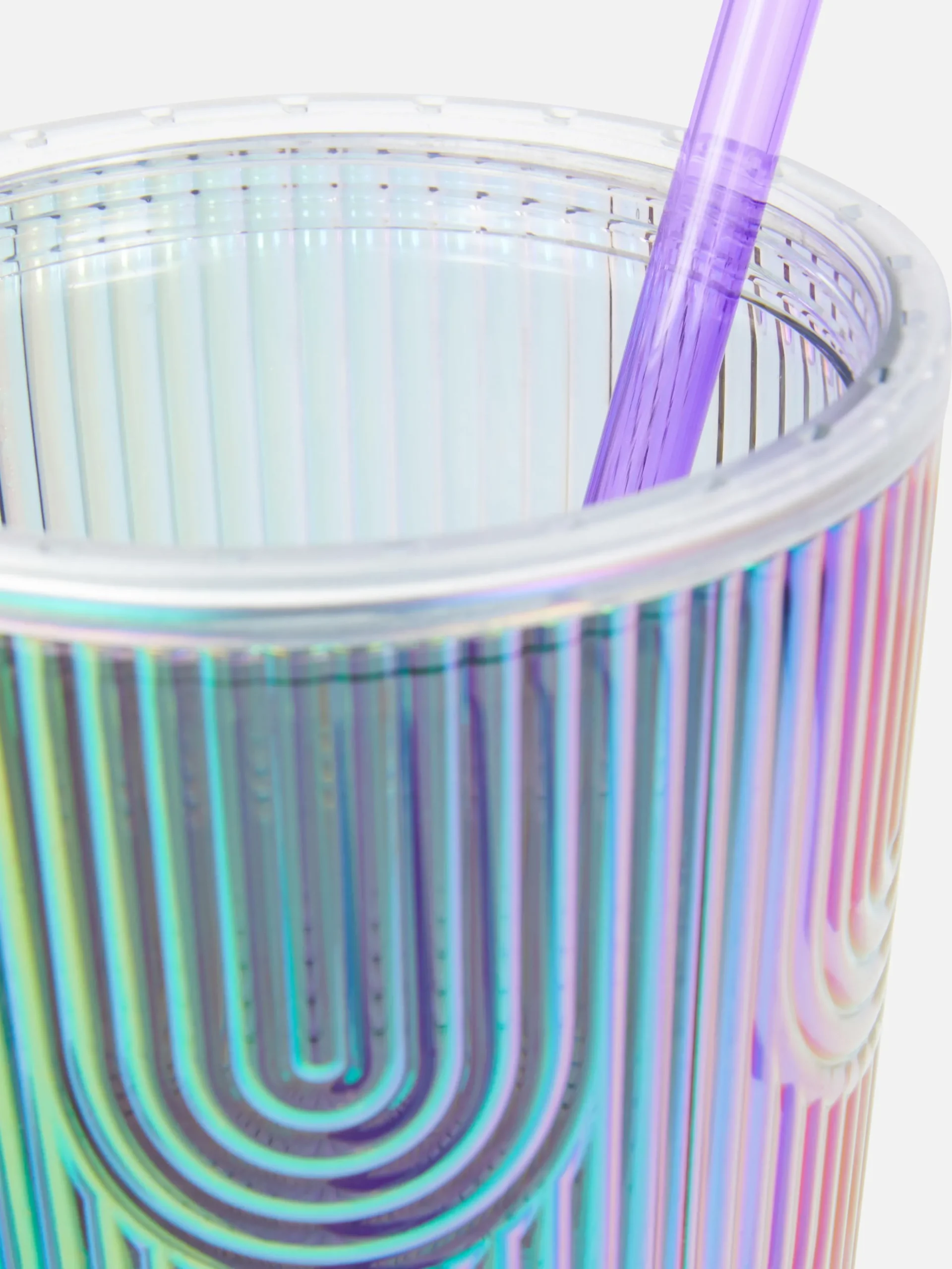 Bunter Pride Becher Mit Deckel Und Trinkhalm