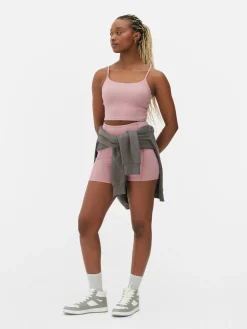 Butterweiches, Kurzes Gym-Trägertop