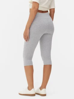 Capri-Kurzleggings Mit Hohem Bund