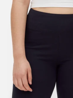 Capri-Kurzleggings Mit Hohem Bund