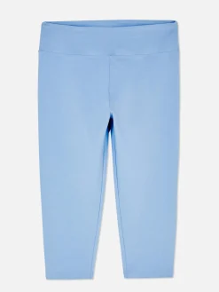 Capri-Kurzleggings Mit Hohem Bund