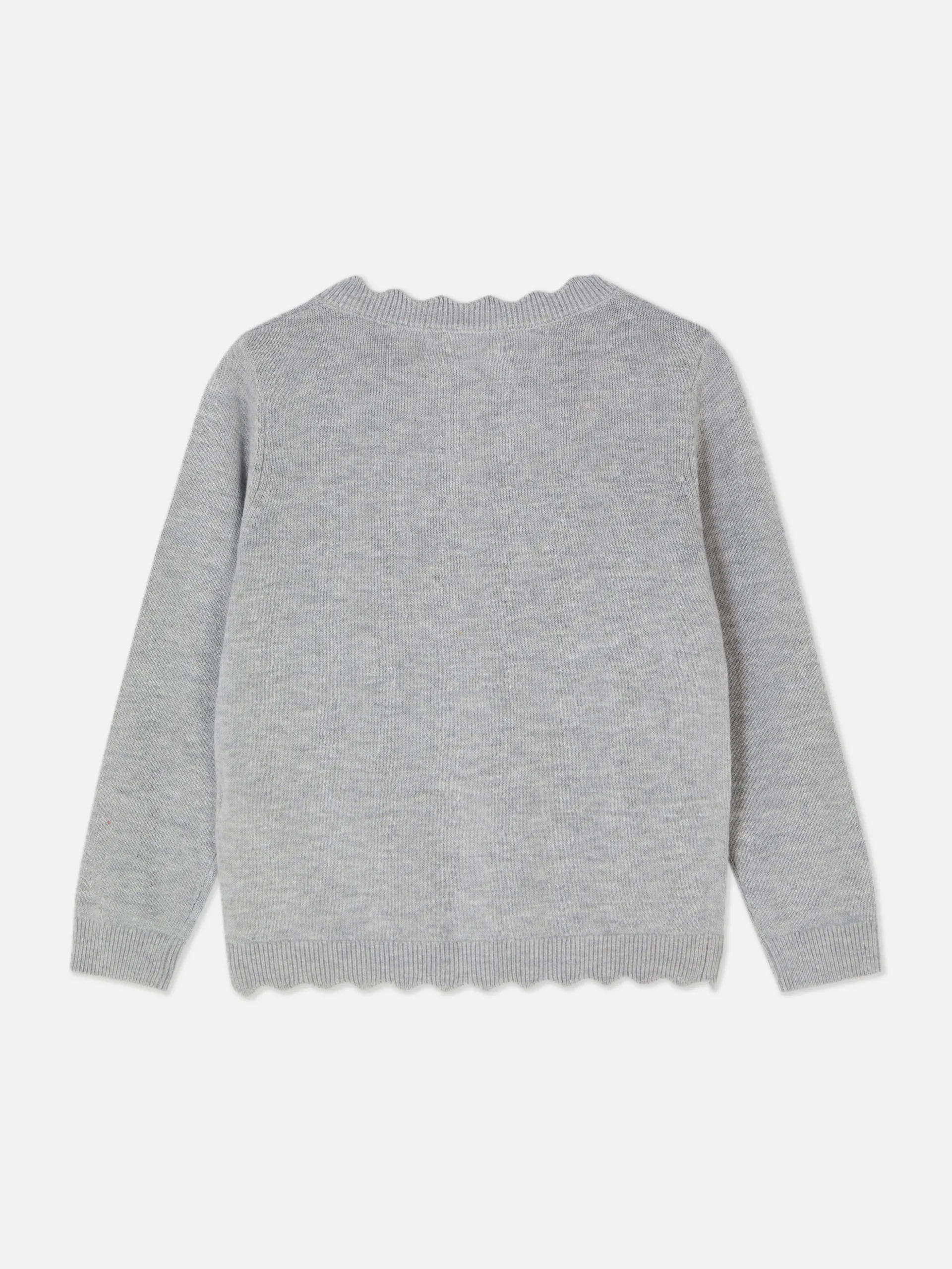 Cardigan Mit Knopfleiste Und Bogenkante