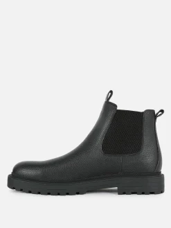 Chelsea Boots Aus Kunstleder