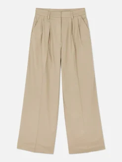 Chinohose Mit Weitem Bein