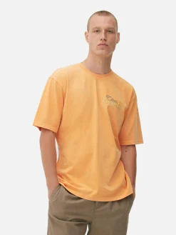 „Citrus Limonada“ T-Shirt In Washed-Optik