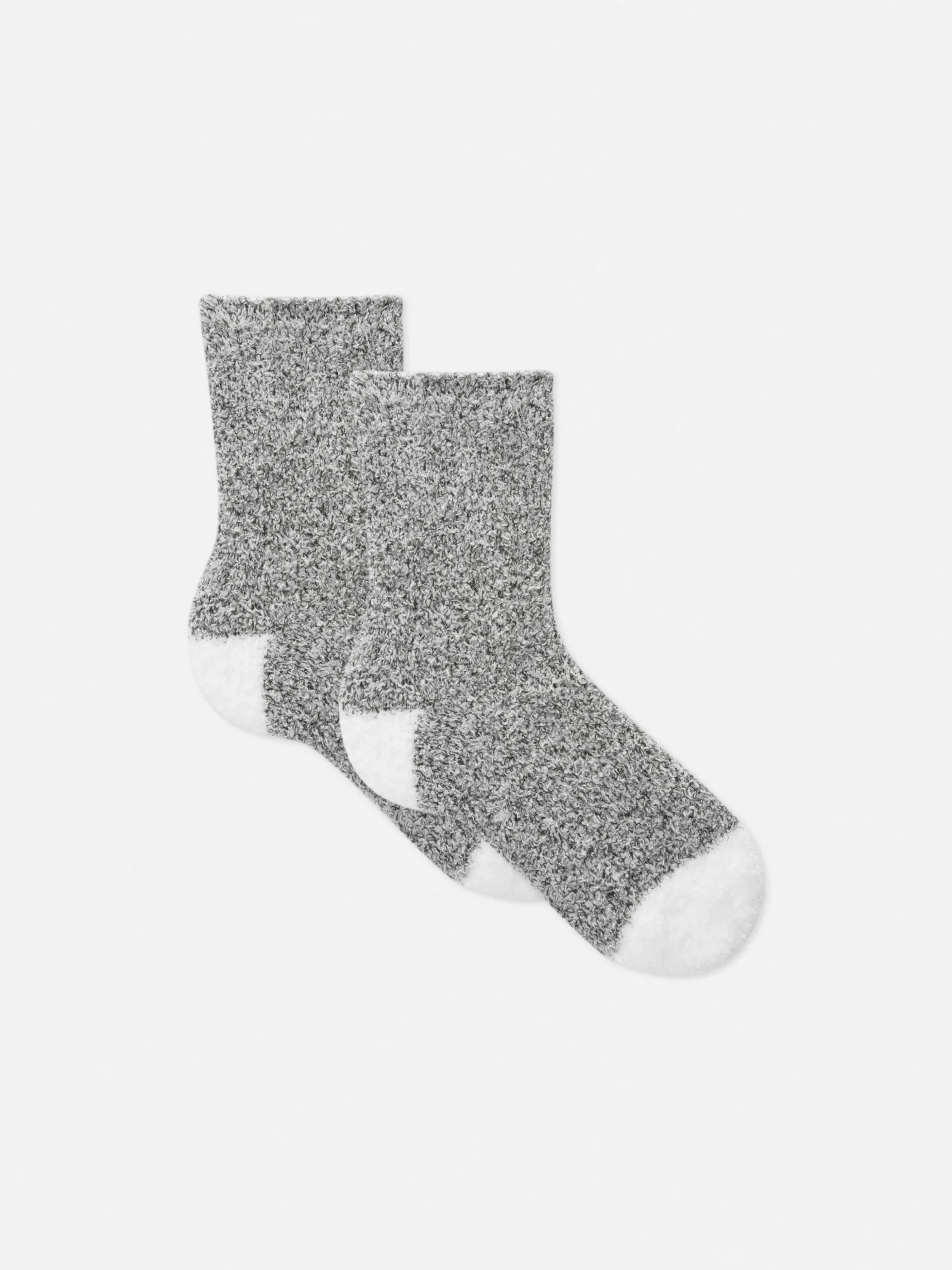 Crew-Socken Aus Bouclé, 2er-Pack