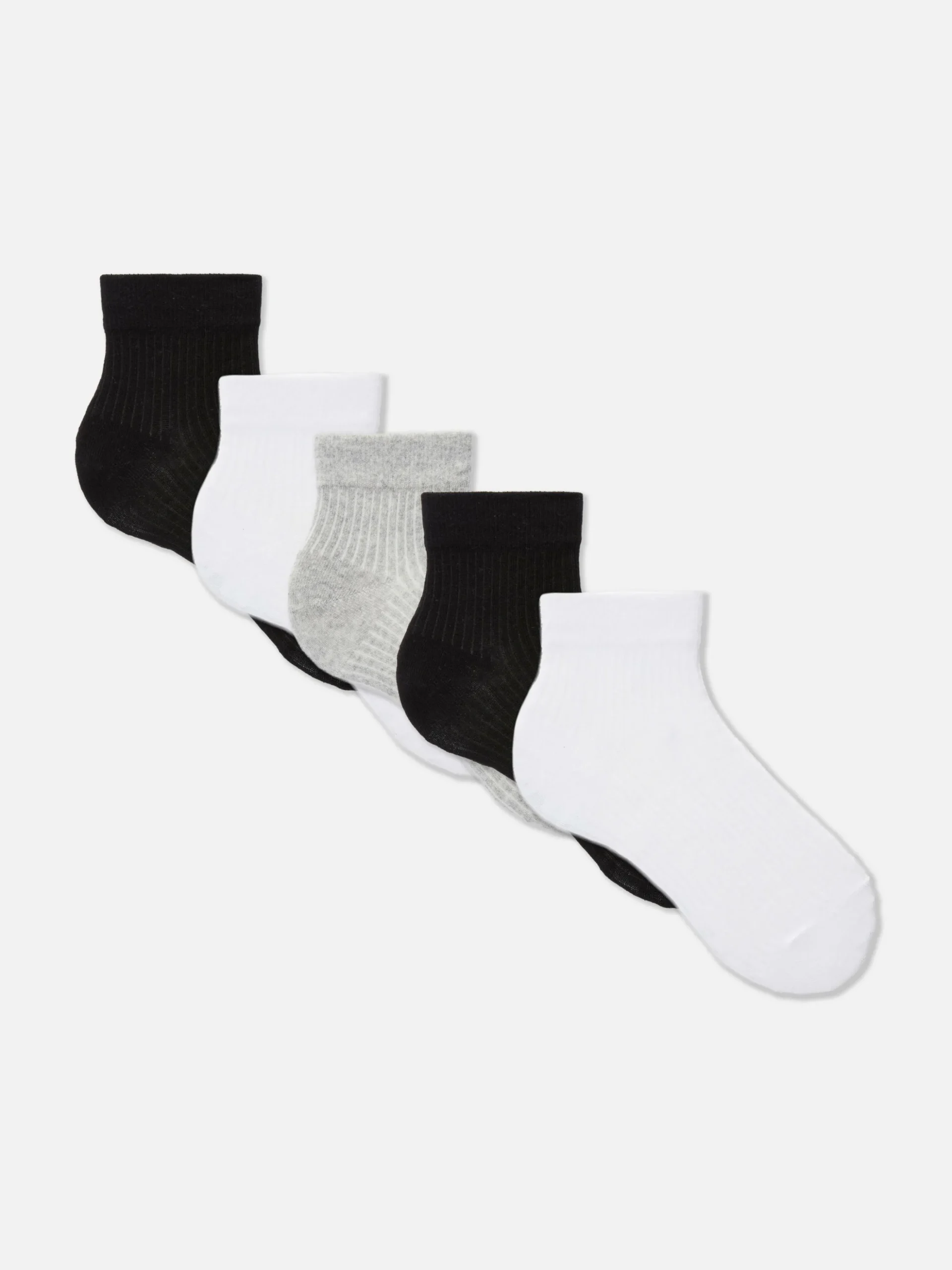 Crew-Socken, 5er-Pack
