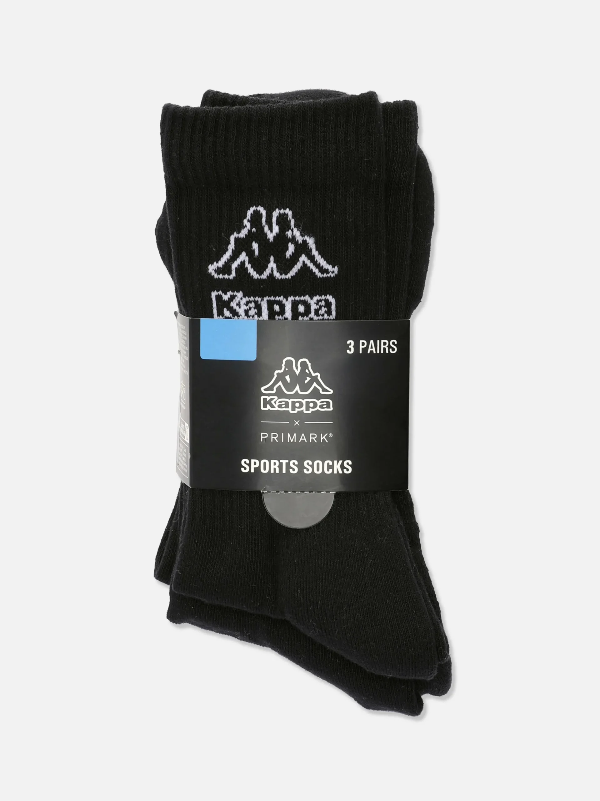 Crew-Socken Mit „Kappa X Primark“ Logo, 3er-Pack