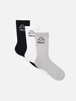 Crew-Socken Mit „Kappa X Primark“ Logo, 3er-Pack