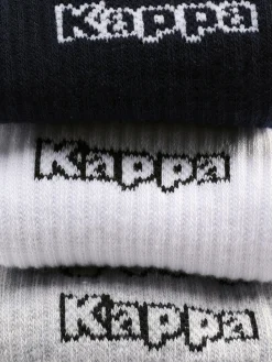 Crew-Socken Mit „Kappa X Primark“ Logo, 3er-Pack